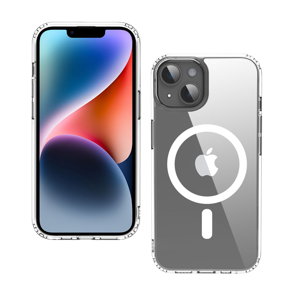 iDenn® hoesje voor iPhone 14 (Plus - Pro - Pro Max) MagSafe Transparant