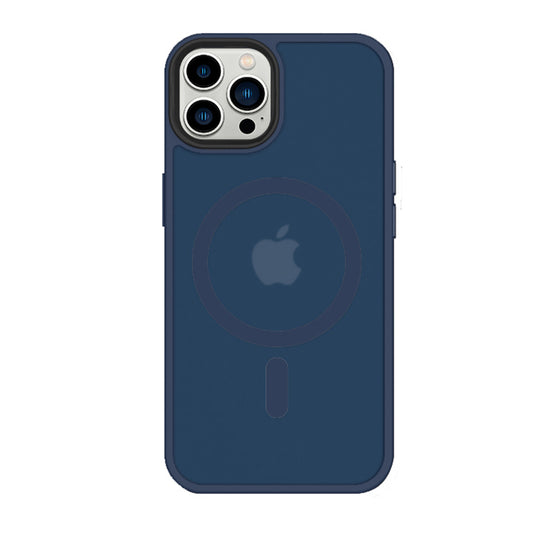 iPhone 13 Pro 6,1 inch Transparant Mat Donker Blauw MagSafe