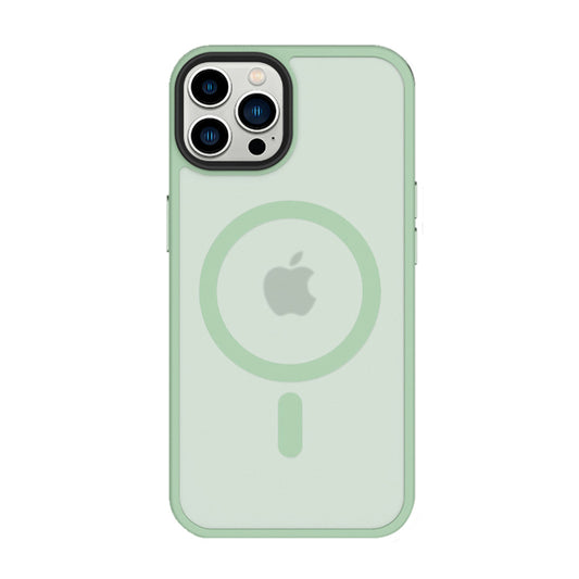 iPhone 14 Pro 6,1 inch Transparant Mat Mint Groen MagSafe