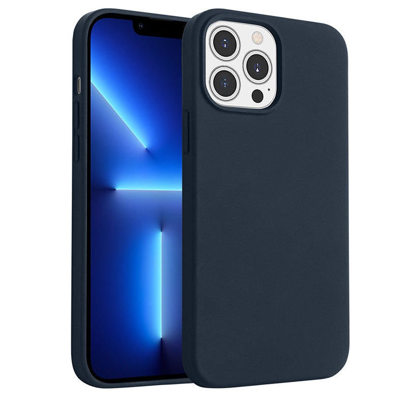 iPhone 14 MagSafe Silicone Donker Blauw